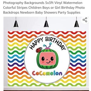 Cocomelon Party Decor